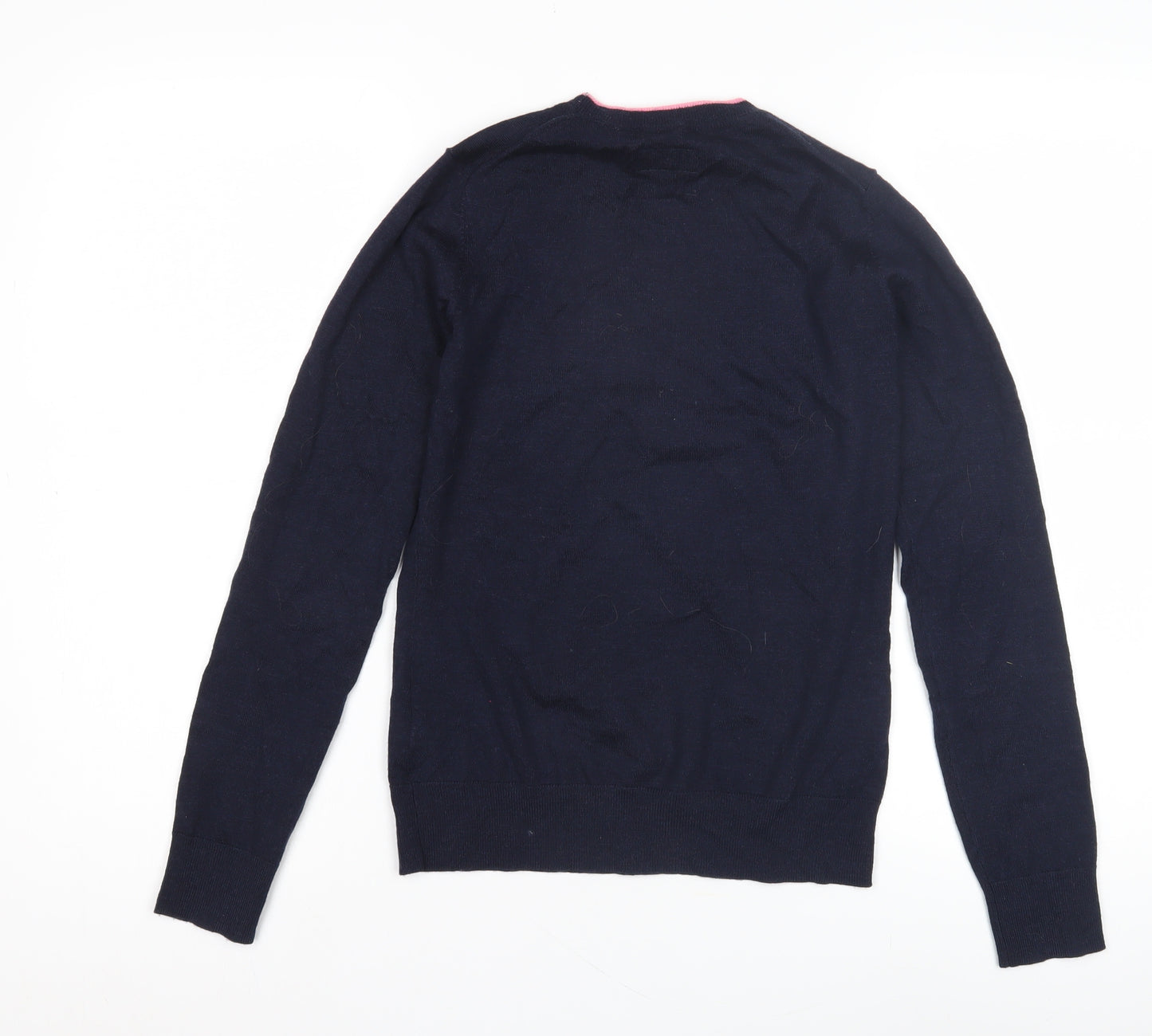 Jack Wills Women's Blue Crew Neck Pullover Jumper Size 8