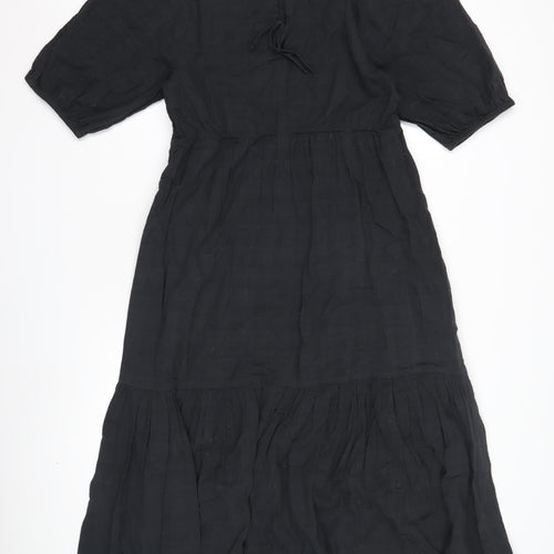 John Lewis Women's Black Boat Neck Dress Size 8