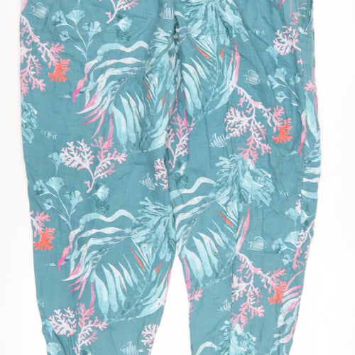 Fat Face Women's Multicoloured Harem Trousers, Size 14