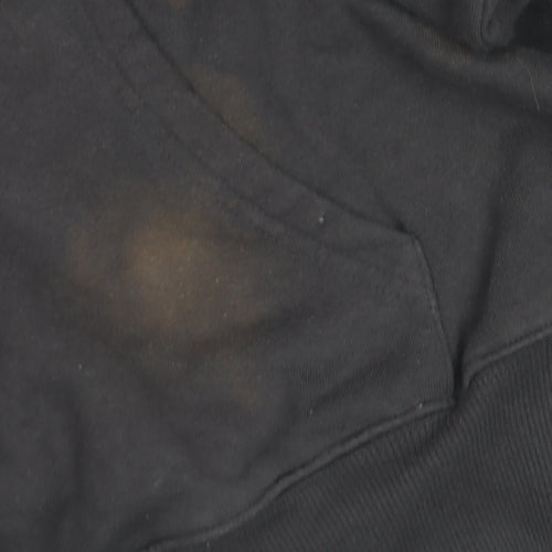 Pull&Bear Art Print Men's Black Hoodie S