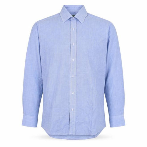 Greenwoods Men's Blue Striped Dress Shirt Size 16