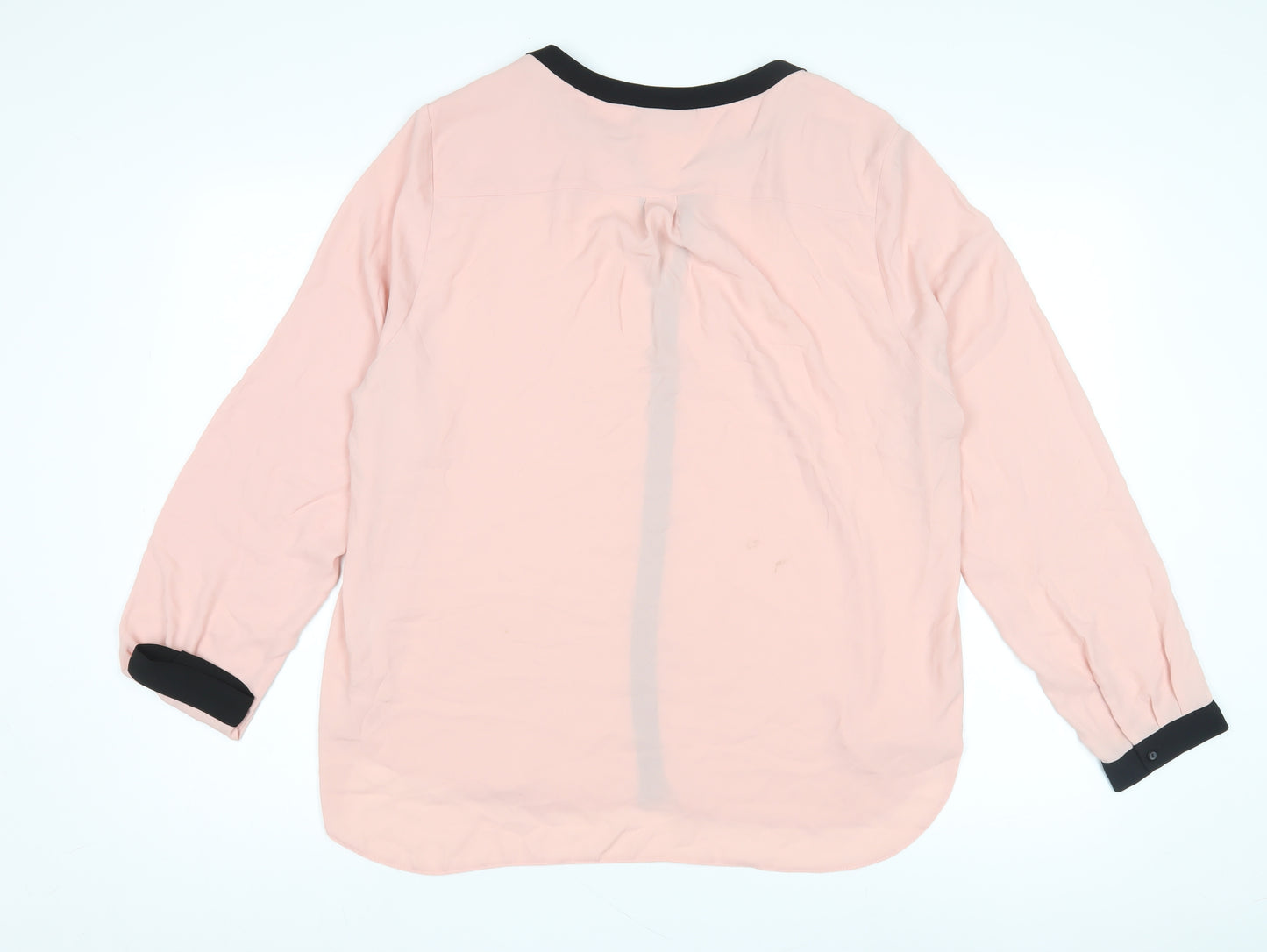 Wallis Women's Pink Long Sleeve Top - Size L