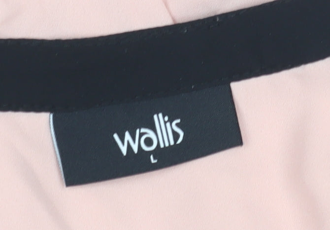 Wallis Women's Pink Long Sleeve Top - Size L