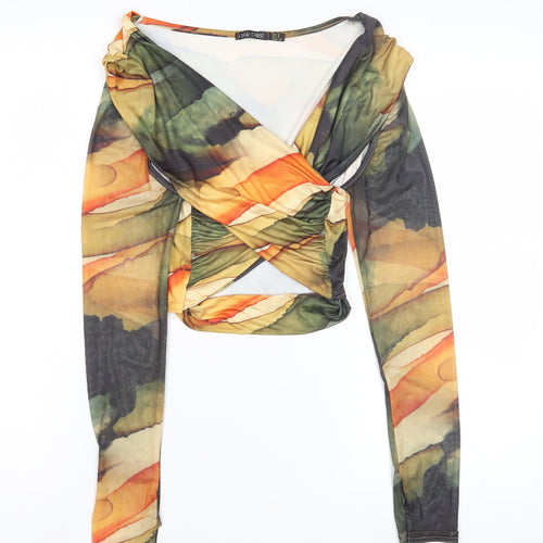 I Saw It First Women's Multi Cropped Top Size 8