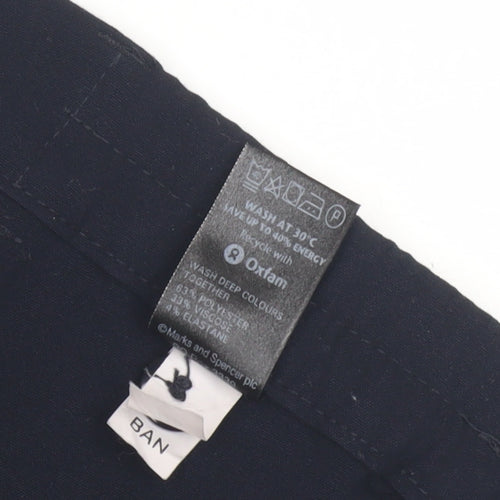 Marks and Spencer Women's Black Trousers, Size 14