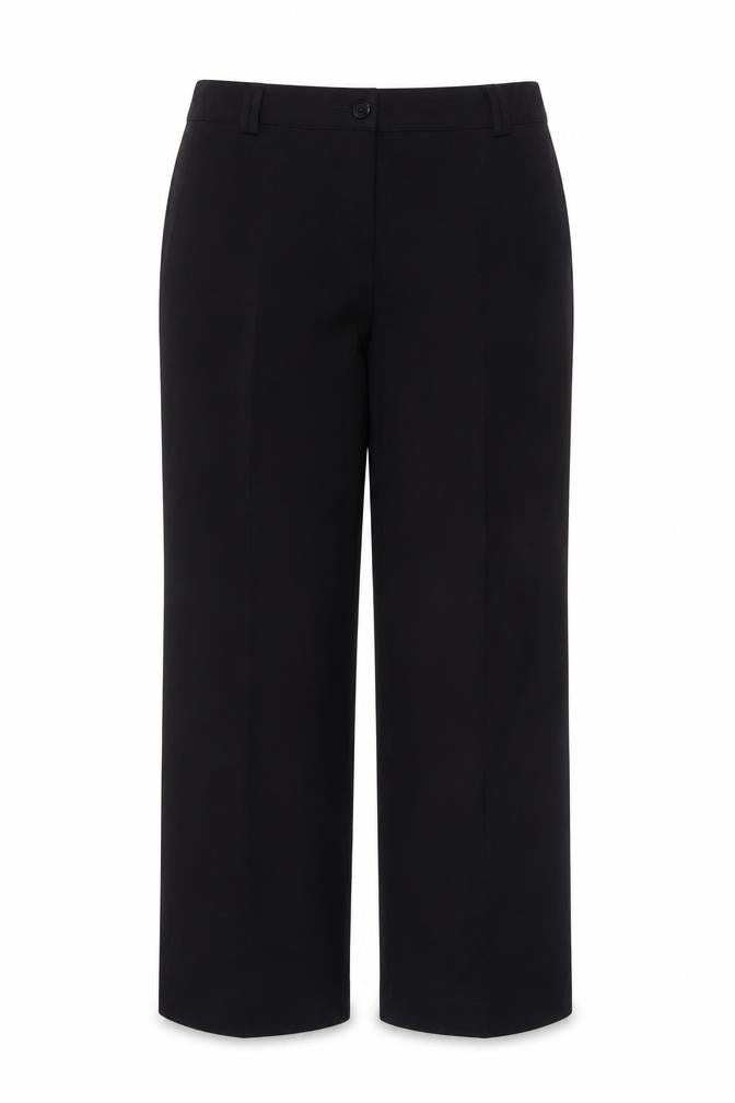 Front view of Oscar B. Essentials Women's Black Trousers, size 14