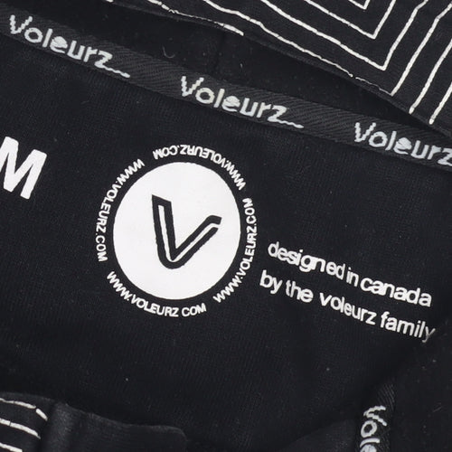Voleurz Men's Black Cardigan Hoodie M