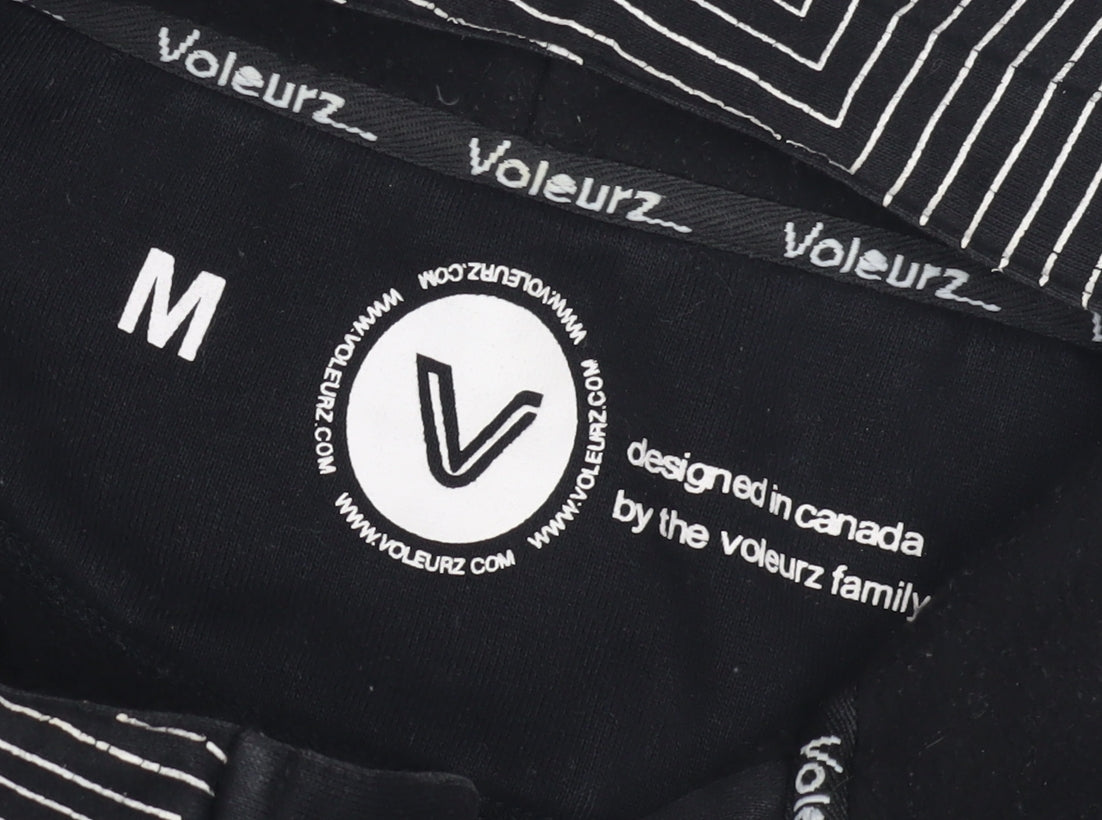 Voleurz Men's Black Cardigan Hoodie M