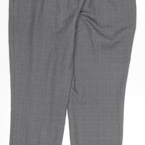 Dorothy Perkins Women's Grey Trousers, Size 14, Belted Style