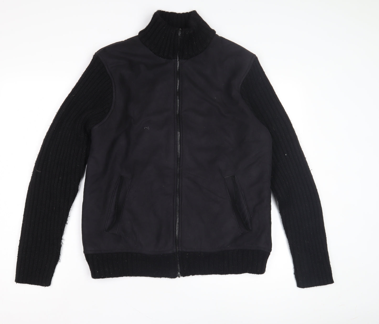 Speedtrap Men's Medium Black Basic Knit Jacket