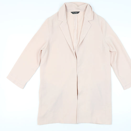 Miss Selfridge Women's Pink Coat Size 10