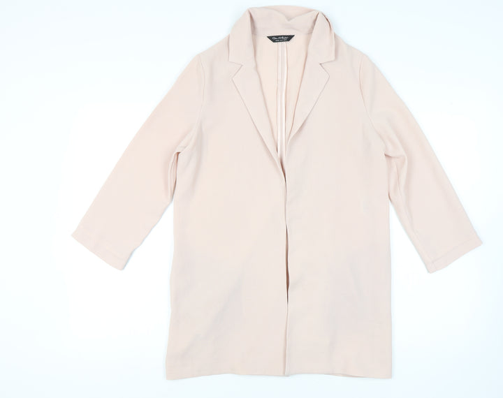 Miss Selfridge Women's Pink Coat Size 10