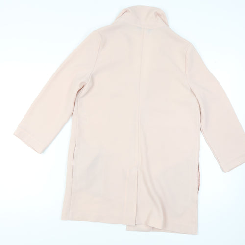 Miss Selfridge Women's Pink Coat Size 10