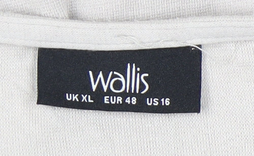 Wallis Beige Women's Jacket XL Casual Zipped Pockets