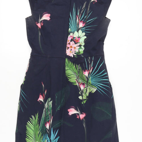 Phase Eight Women's Multicoloured Floral Sheath Dress, Size 10