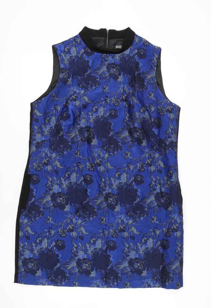 Phase Eight Women's Blue Floral Dress Size 18