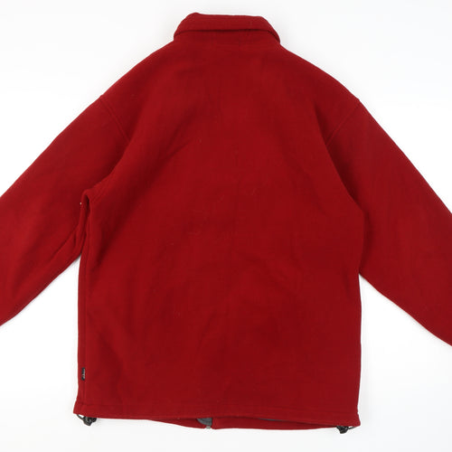 Planetproof Women's Red Fleece Jacket Size 14