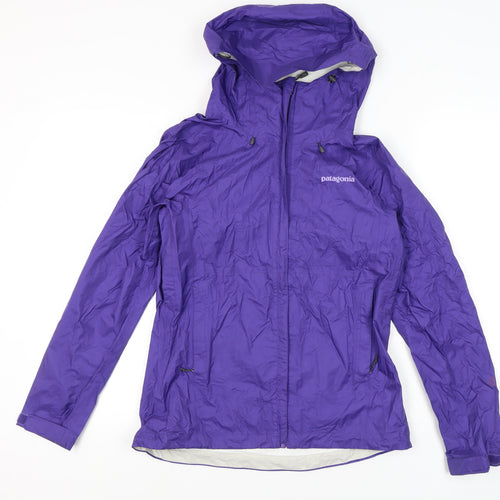 Patagonia Women's Purple Hooded Anorak Jacket Size S