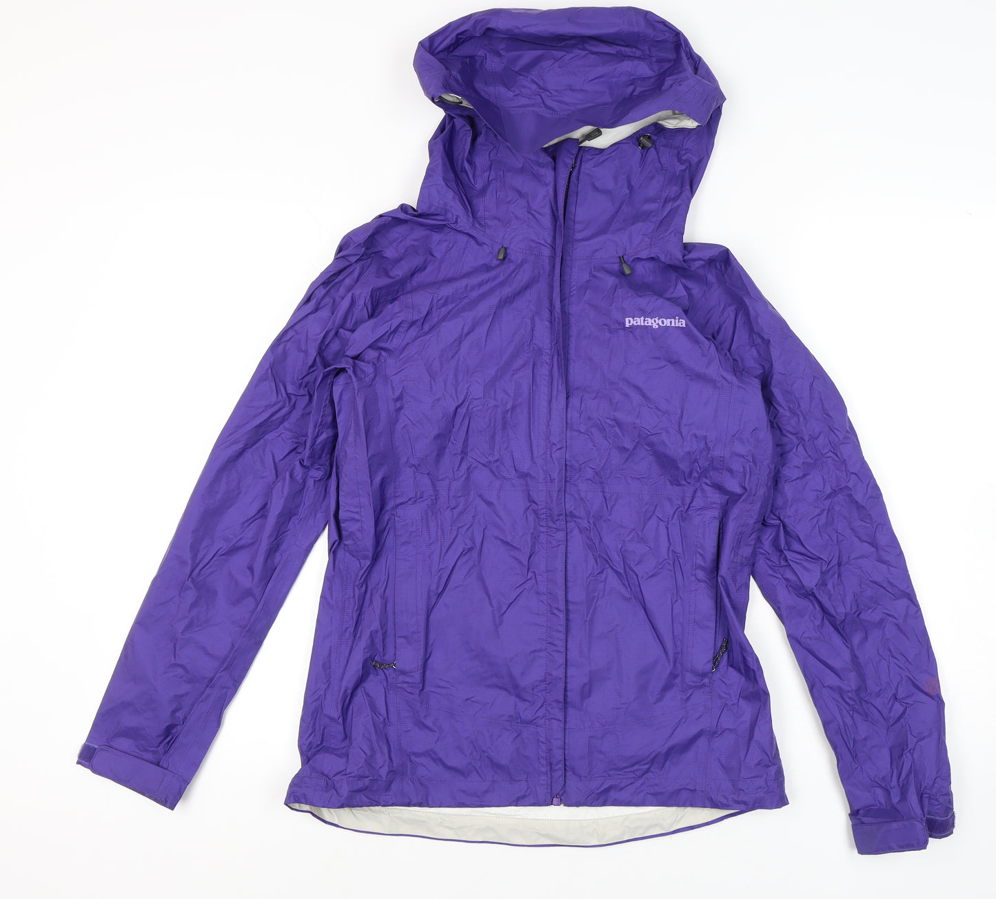 Patagonia Women's Purple Hooded Anorak Jacket Size S