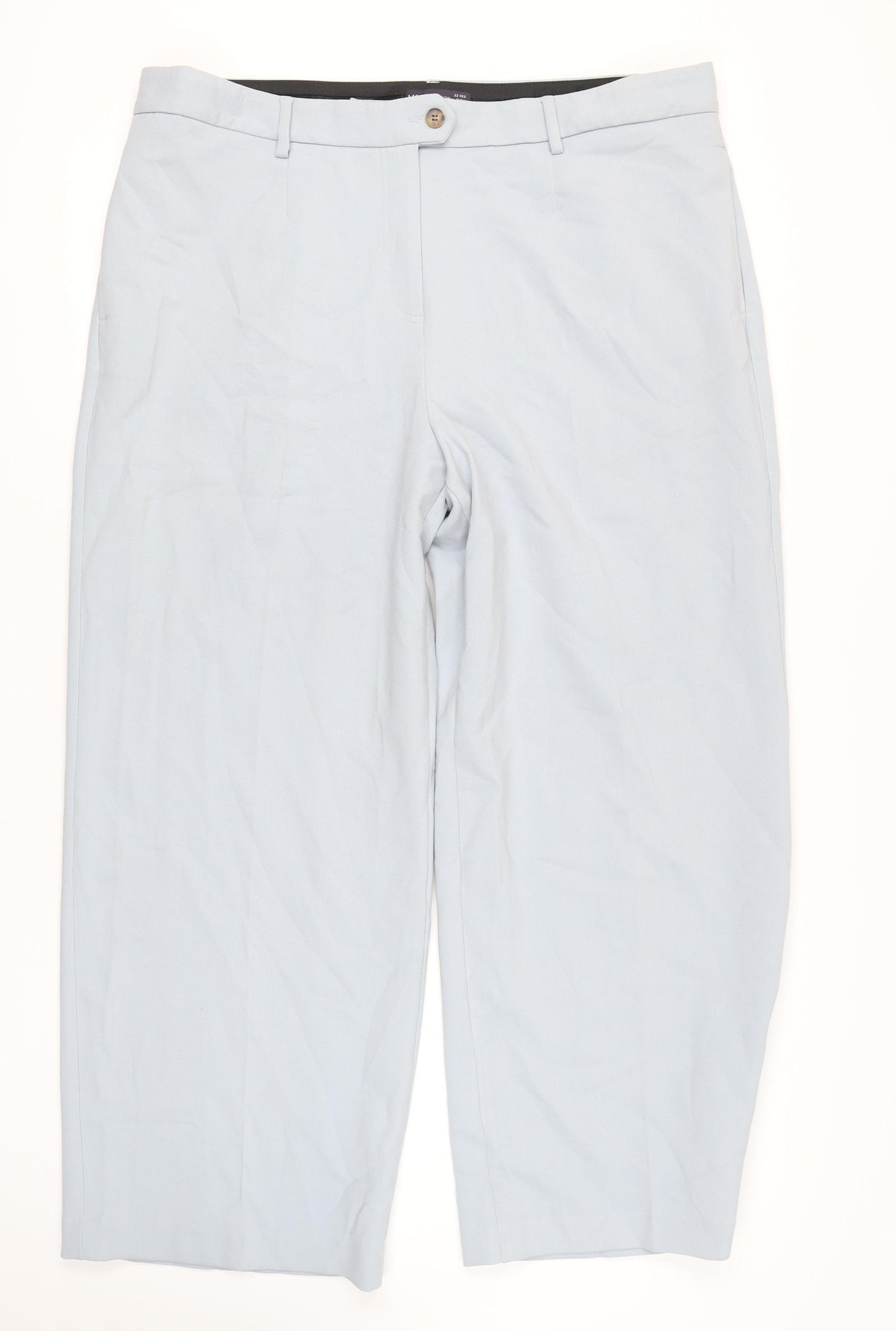 Marks and Spencer Women's Grey Trousers Size 22