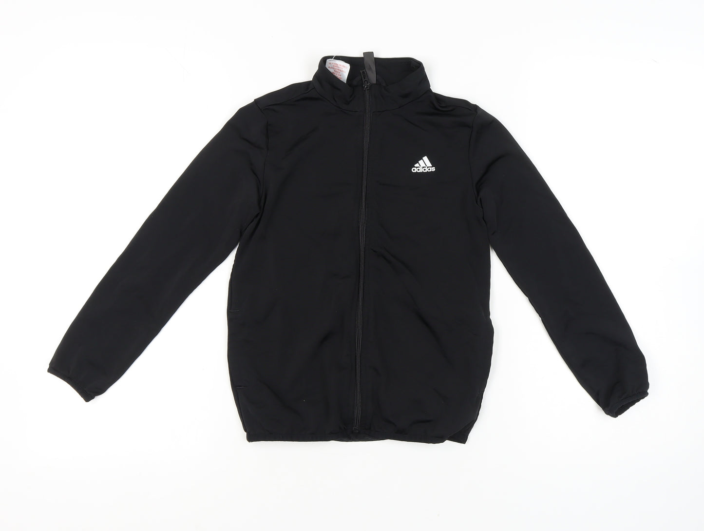 Adidas Boys Black Full Zip Sweatshirt 9-10Y