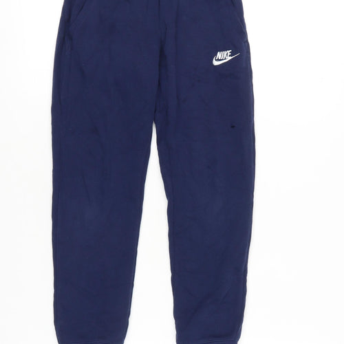 Nike Boys Blue Jogger Trousers, Size S