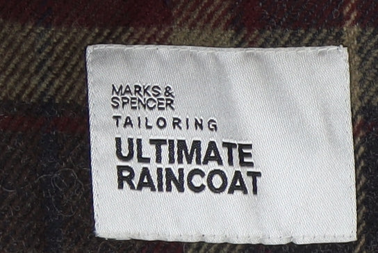 Marks and Spencer Men's Green XL Rain Coat