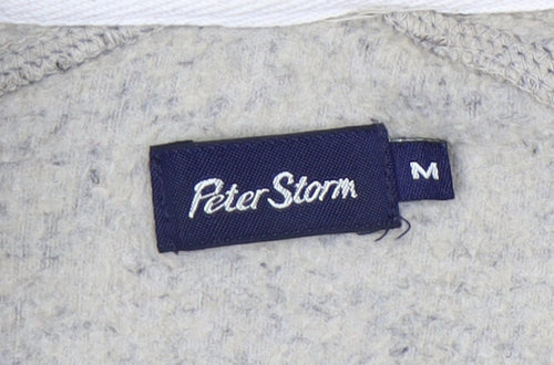 Peter Storm Men's Beige Knit 1/4 Zip Medium