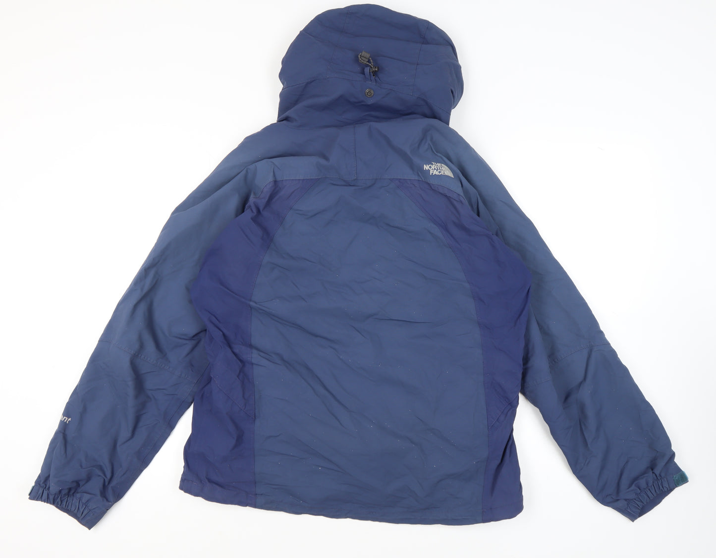 The North Face Men's Blue Waterproof Hooded Jacket M