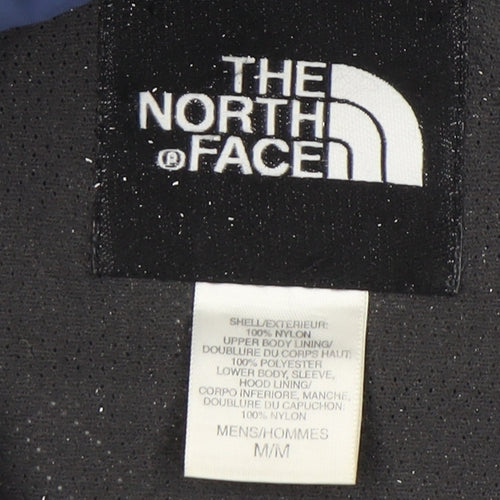 The North Face Men's Blue Waterproof Hooded Jacket M