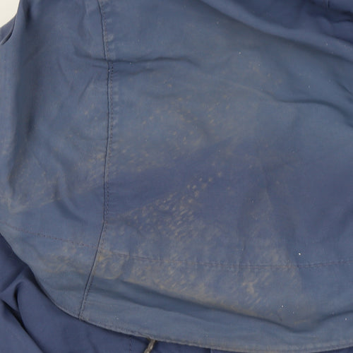 The North Face Men's Blue Waterproof Hooded Jacket M