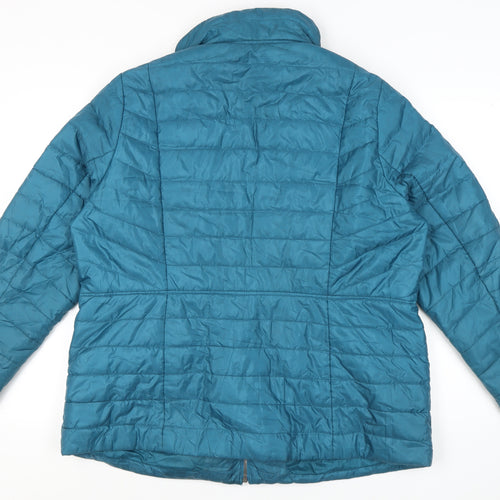 Lands' End Women's Plus Blue Puffer Jacket Size 26