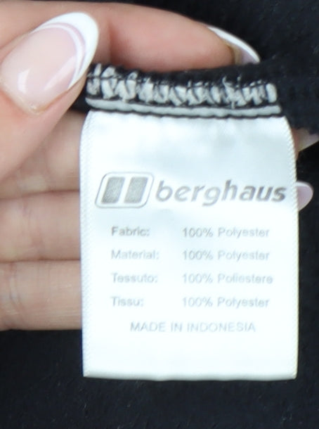 Berghaus Men’s Black Fleece Jacket Size M Outdoor Casual