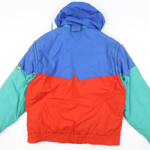 Nevica Men's Retro Windbreaker Jacket Blue Red Green 42