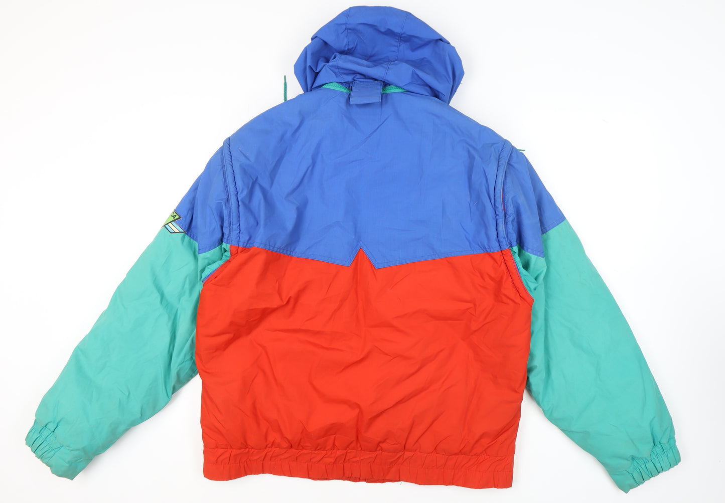 Nevica Men's Retro Windbreaker Jacket Blue Red Green 42