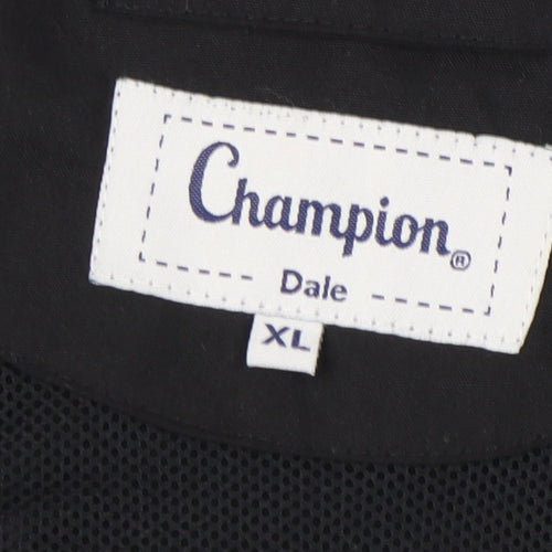 Champion Women's Black XL Waistcoat with Zipped Pockets