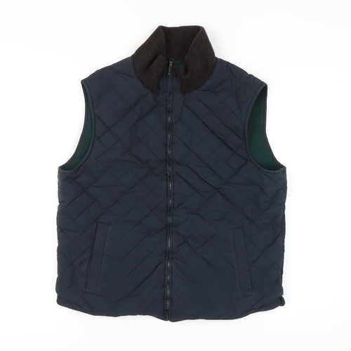 Morris Unisex Blue Quilted Waistcoat Size 20