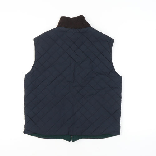 Morris Unisex Blue Quilted Waistcoat Size 20