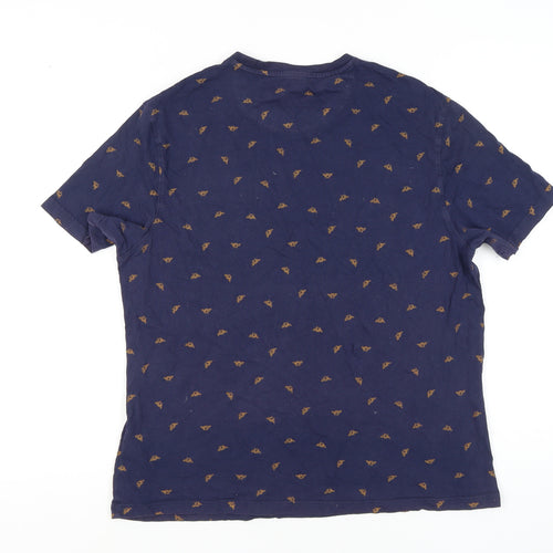 Marks and Spencer Men's Blue L Animal Print T-Shirt