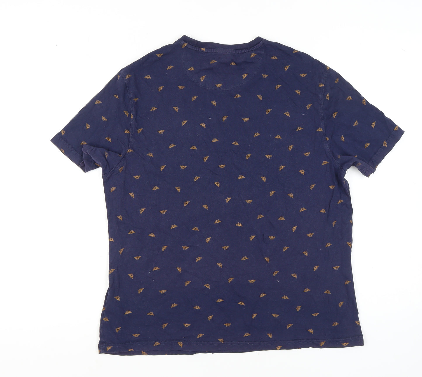 Marks and Spencer Men's Blue L Animal Print T-Shirt
