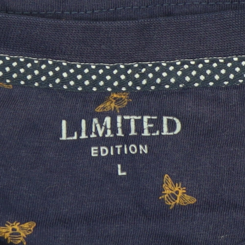 Marks and Spencer Men's Blue L Animal Print T-Shirt