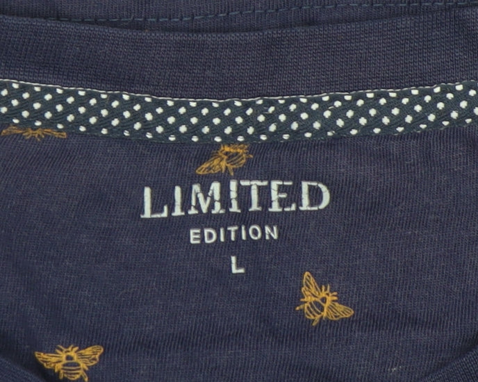 Marks and Spencer Men's Blue L Animal Print T-Shirt