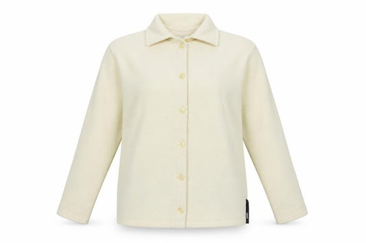Front view of Gerry Weber Women's Ivory Button-Up Top, size 12