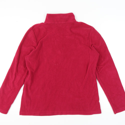 Regatta Women's Red Fleece Pullover Sweatshirt Size 14