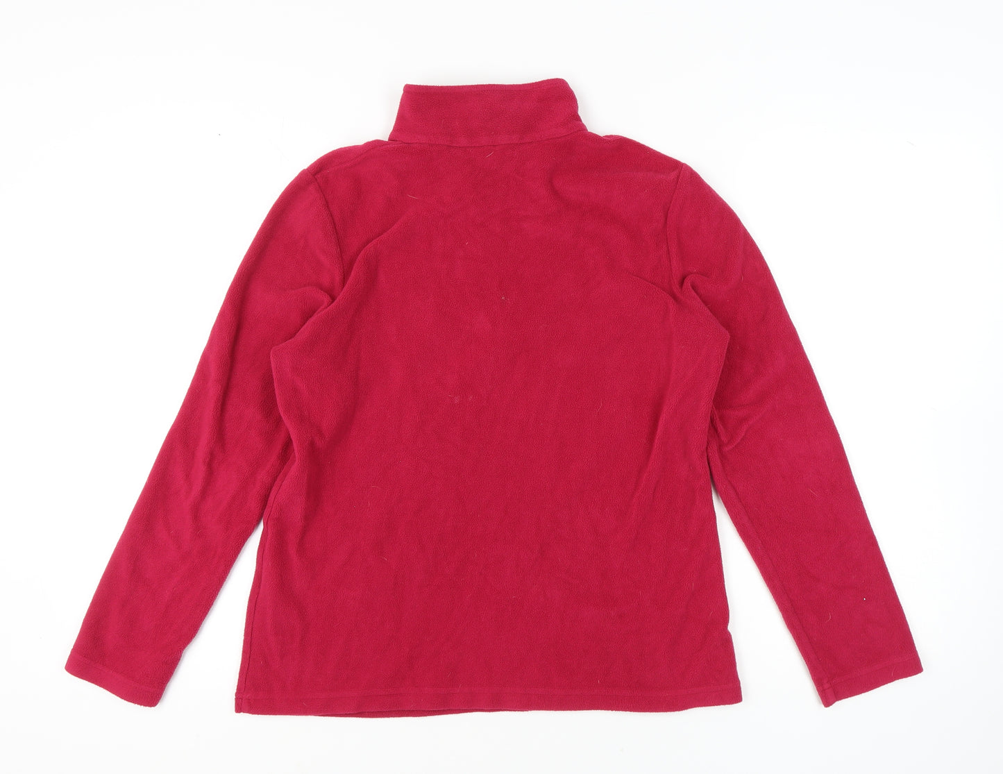 Regatta Women's Red Fleece Pullover Sweatshirt Size 14