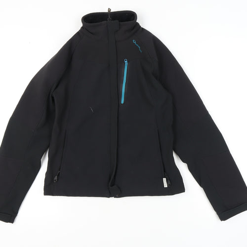 Quechua Women's Black Soft Shell Jacket XS