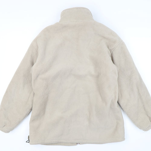 High Mount Men's Beige Fleece Jacket S Casual