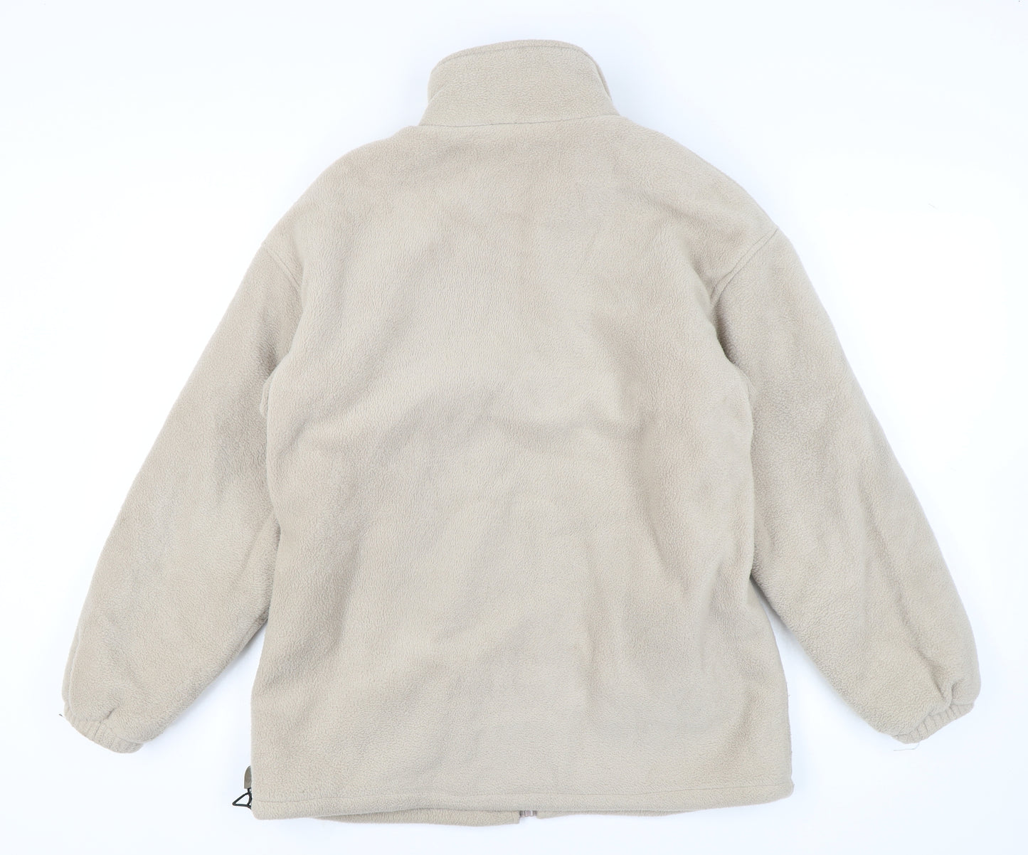 High Mount Men's Beige Fleece Jacket S Casual