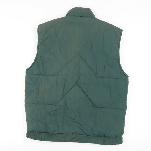 Lord Anthony Men's Green Puffer Waistcoat S Regular