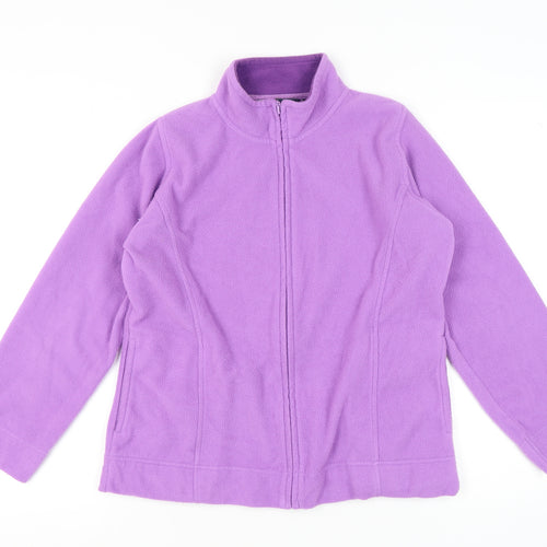 Isle Women's Purple Fleece Jacket, M